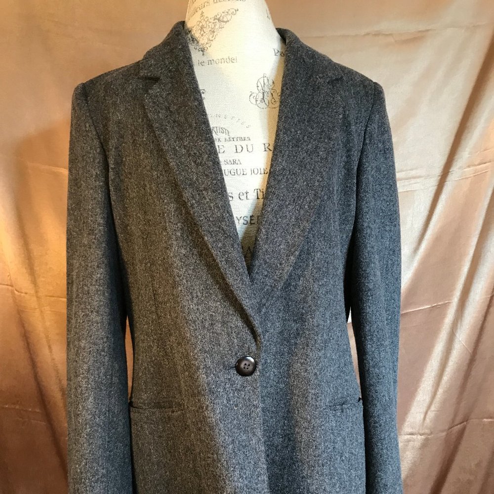 Classic Gray Wool Blazer 14 Tall from Worthington